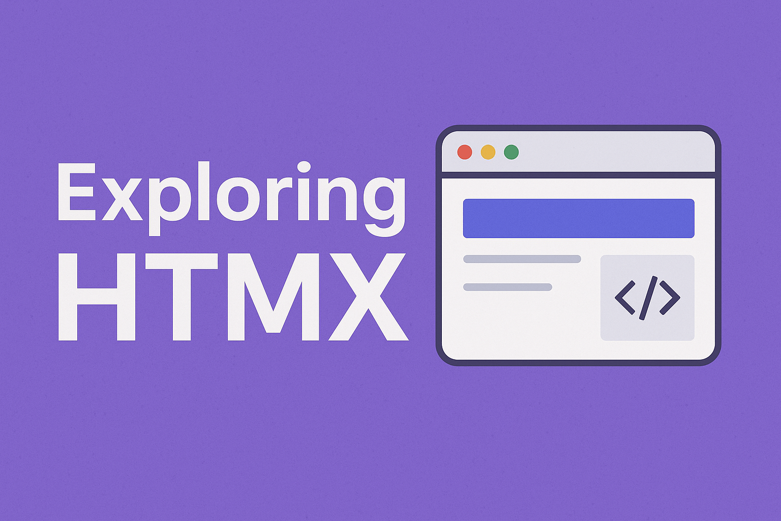 HTMX : Building Dynamic Web Experiences 1 HTMX : Building Dynamic Web Experiences