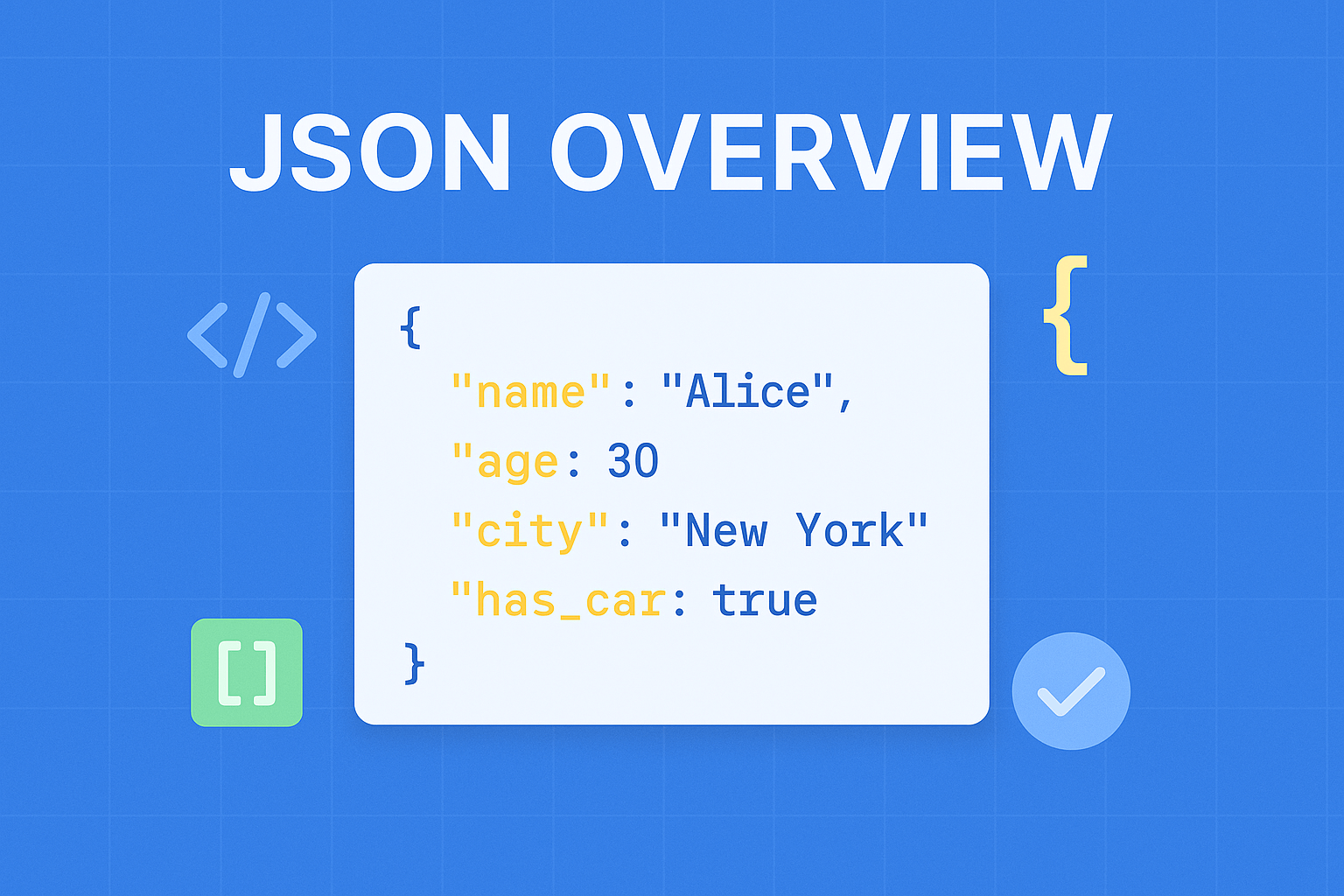 JSON Overview 1 JSON Overview