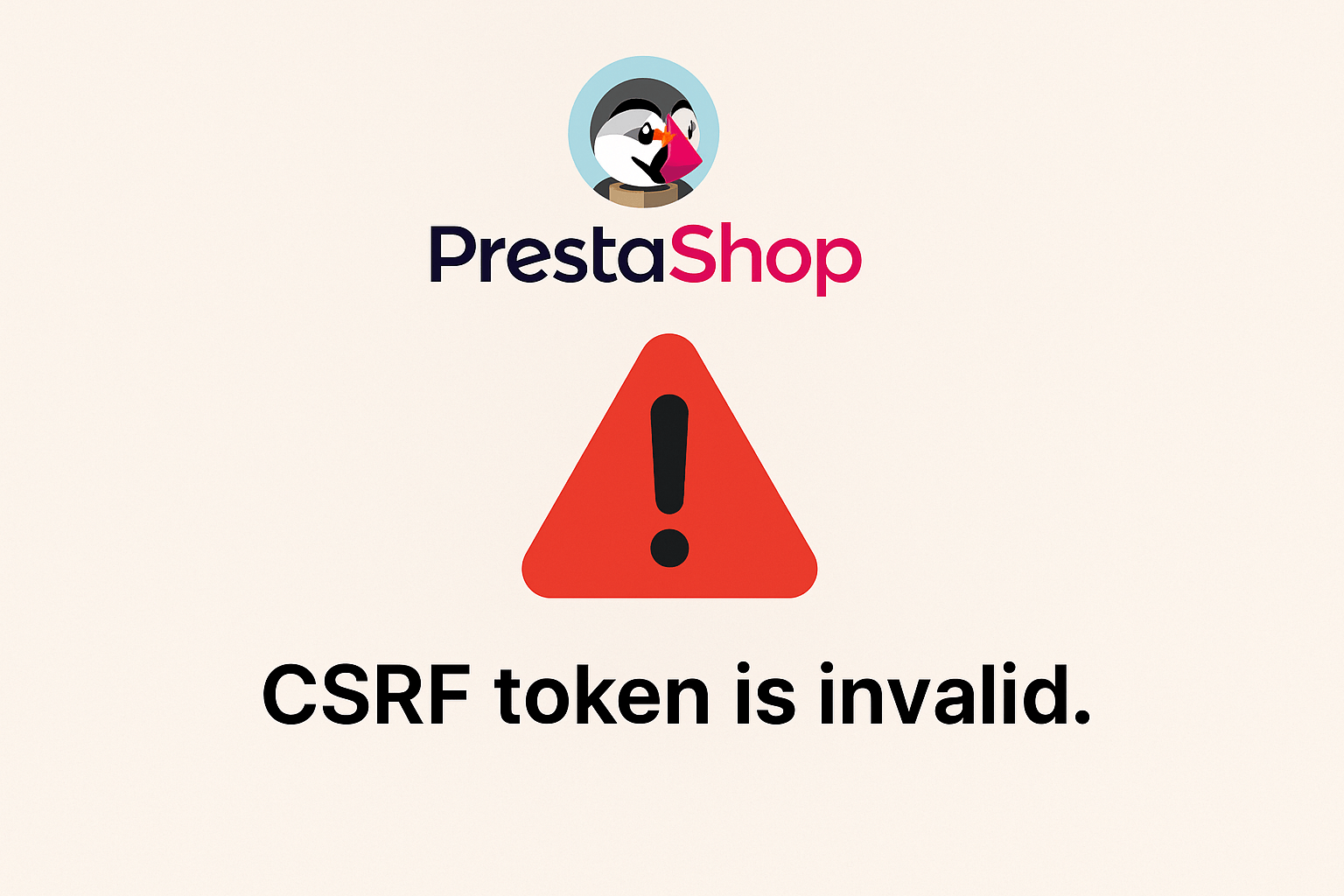Prestashop CSRF token is invalid. Please try to resubmit the form 1 Prestashop CSRF token is invalid. Please try to resubmit the form