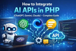 How to Integrate AI APIs in PHP (ChatGPT, Gemini, Claude) – Complete Guide