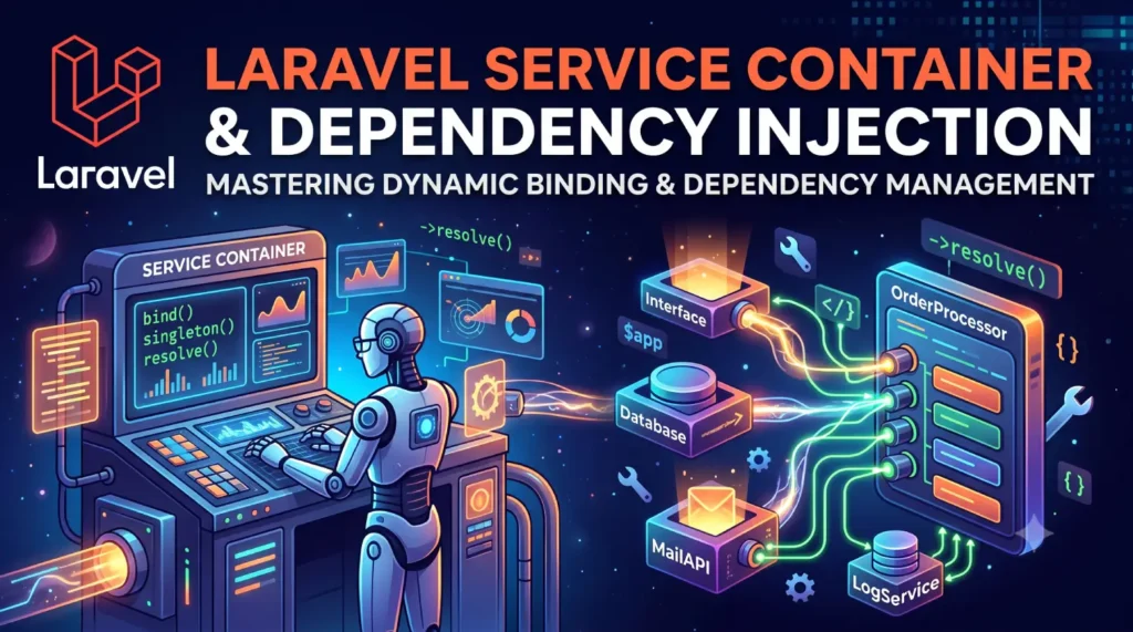 Laravel Service Container and Dependency Injection: Complete Guide with Examples (2026)